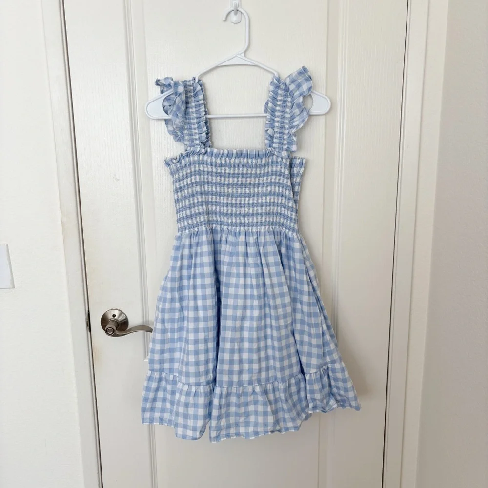 Hill House Blue Gingham Elizabeth Mini Nap Dress - Picture 3 of 5